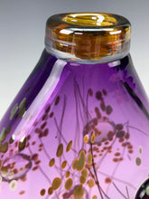 Load image into Gallery viewer, Transmission Flat Vase - Reddish Amethyst