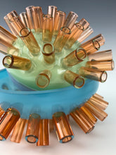 Load image into Gallery viewer, Desert Death Blooms - Blue/Green/Purple Pairing w/ Orange Tubes