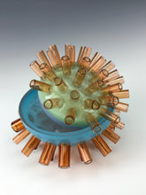 Load image into Gallery viewer, Desert Death Blooms - Blue/Green/Purple Pairing w/ Orange Tubes