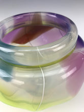 Load image into Gallery viewer, Multicolor Push Bowl - w/ White Cane