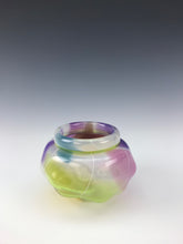 Load image into Gallery viewer, Multicolor Push Bowl - w/ White Cane