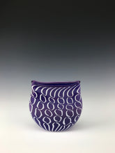 Load image into Gallery viewer, Filament Form - White Mesh w/ Purple Lip over Opaque Purple