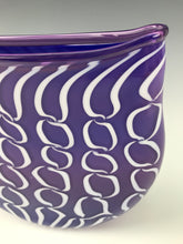 Load image into Gallery viewer, Filament Form - White Mesh w/ Purple Lip over Opaque Purple