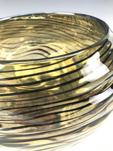 Load image into Gallery viewer, Oasis Bowl (Lg) - Iris Yellow/Black Lines