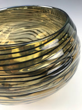 Load image into Gallery viewer, Oasis Bowl (Lg) - Iris Yellow/Black Lines