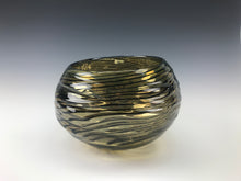 Load image into Gallery viewer, Oasis Bowl (Lg) - Iris Yellow/Black Lines