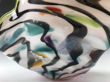 Load image into Gallery viewer, Psycho Zebra Fluted Bowl