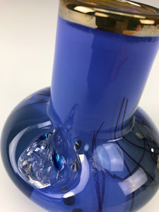 Small Inclusion Bud Vase - Deep Blue