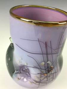 Inclusion Vase - Purple Rose