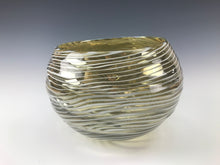 Load image into Gallery viewer, Oasis Bowl (Lg) - Iris Clear/White Lines
