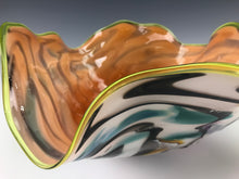 Load image into Gallery viewer, Psycho Zebra Fluted Bowl
